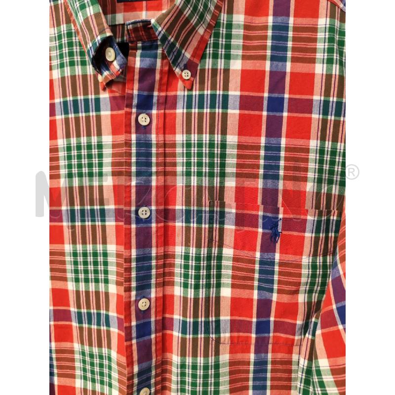 CAMICIA UOMO RALPH LAUREN ROSSO VERDE BLU BIANCO QUADRI  | Mercatino dell'Usato Mestre 3