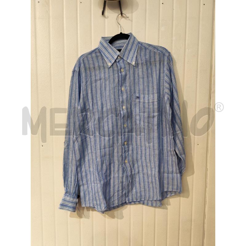 CAMICIA UOMO RENATO BALESTRA A RIGHE AZZURRE | Mercatino dell'Usato Mestre 1