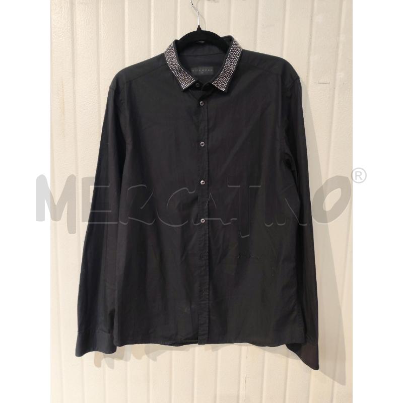 CAMICIA UOMO RICHMOND NERA COLLO BRILLANTINI | Mercatino dell'Usato Mestre 1