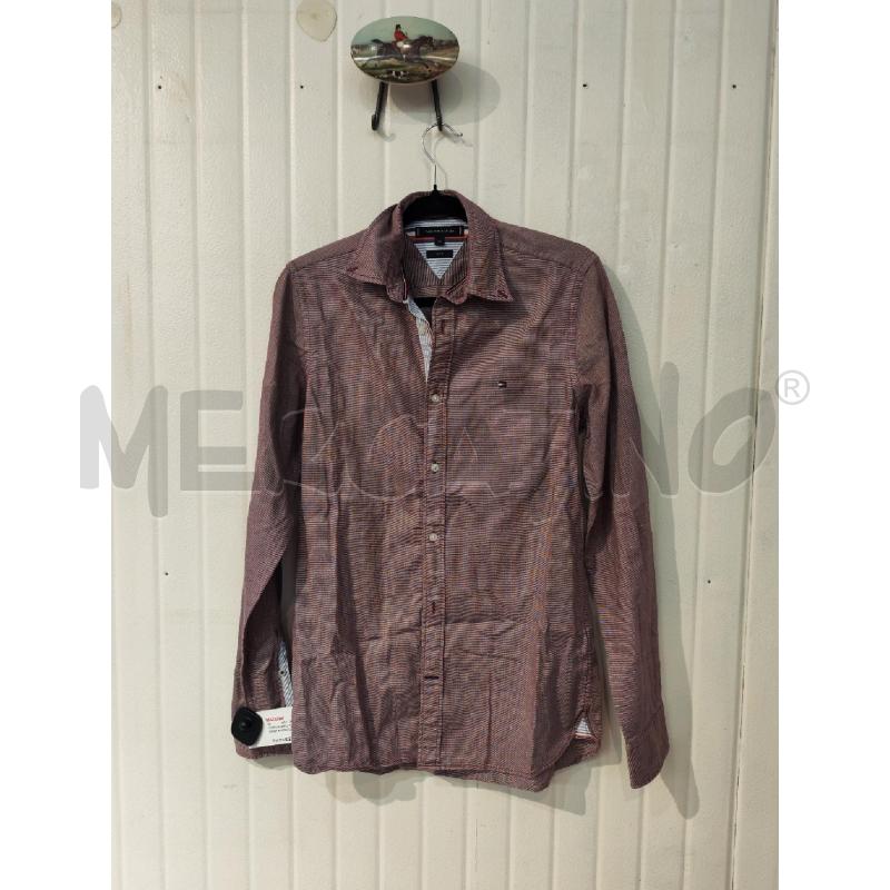 CAMICIA UOMO TOMMYHILFIGER ROSSO SCURO | Mercatino dell'Usato Mestre 1