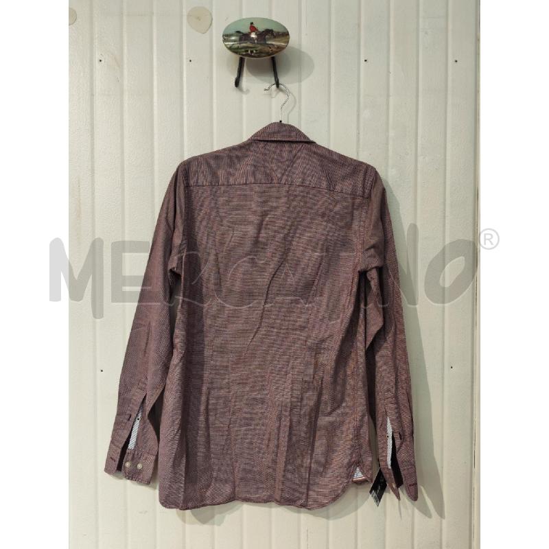 CAMICIA UOMO TOMMYHILFIGER ROSSO SCURO | Mercatino dell'Usato Mestre 3