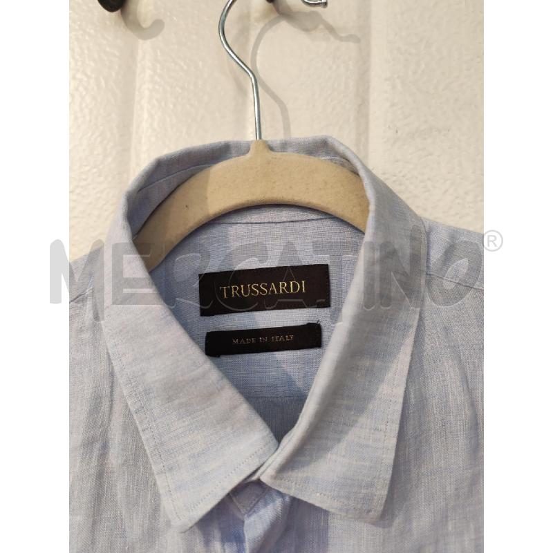 CAMICIA UOMO TRUSSARDI AZZURRO | Mercatino dell'Usato Mestre 2