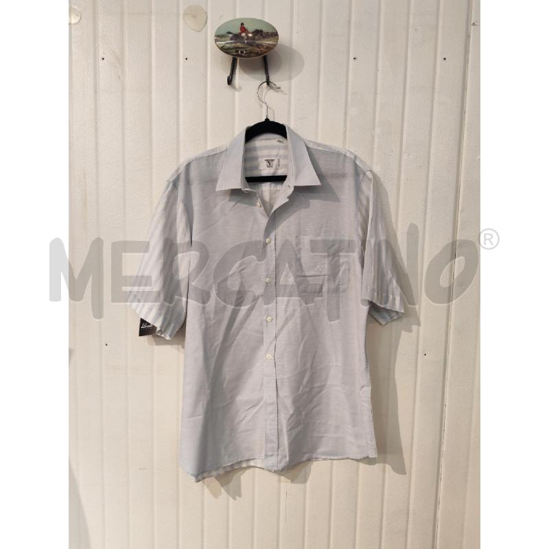 CAMICIA UOMO VALENTINO CHEMISES AZZURRA RIGHE | Mercatino dell'Usato Mestre 1