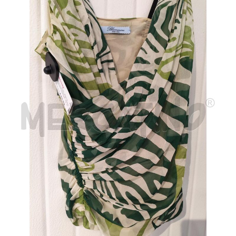 CANOTTA DONNA BLUMARINE VERDE FANTASIA | Mercatino dell'Usato Mestre 3