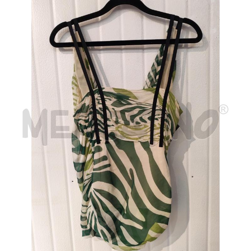 CANOTTA DONNA BLUMARINE VERDE FANTASIA | Mercatino dell'Usato Mestre 4