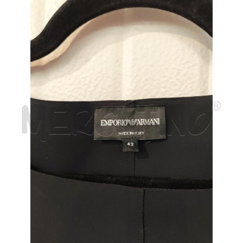 CANOTTA DONNA EMPORIO ARMANI NERA FONDO BLU | Mercatino dell'Usato Mestre 2