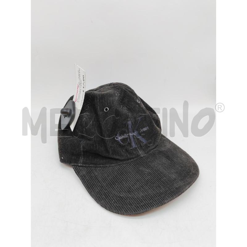 CAPPELLO CALVIN KLEIN A COSTINE NERO | Mercatino dell'Usato Mestre 1