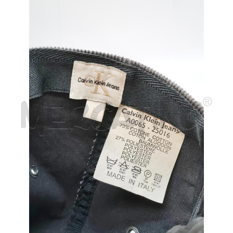 CAPPELLO CALVIN KLEIN A COSTINE NERO | Mercatino dell'Usato Mestre 3