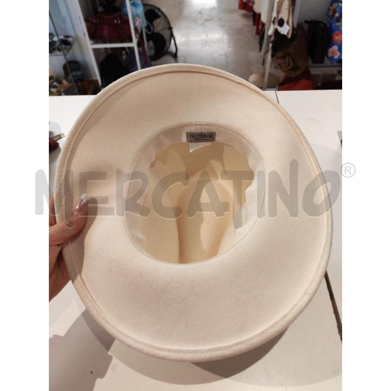 CAPPELLO DONNA FALCONERI BIANCO PATTA | Mercatino dell'Usato Mestre 2