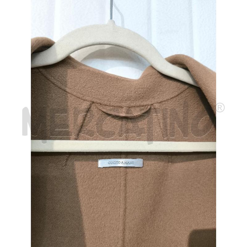 CAPPOTTO DONNA MARRONE CUCITO A MANO | Mercatino dell'Usato Mestre 2