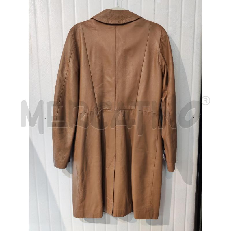 CAPPOTTO DONNA OVERPELL VERA PELLE MARRONE | Mercatino dell'Usato Mestre 3