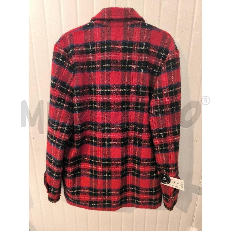 CAPPOTTO DONNA PINKO ROSSO QUADRI NERI1 | Mercatino dell'Usato Mestre 4