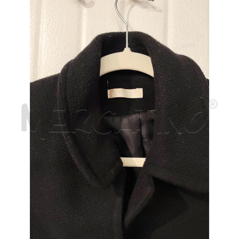 CAPPOTTO DONNA PROMOD NERO TASCHE E IMPUNTURE | Mercatino dell'Usato Mestre 2