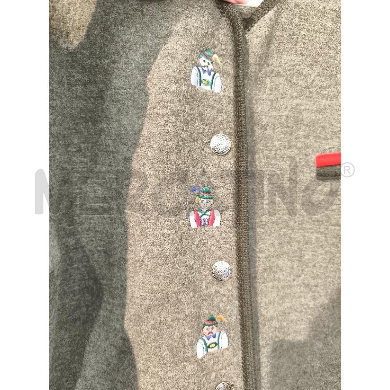 CAPPOTTO DONNA STAPF VERDE CON RICAMI TIROLESE | Mercatino dell'Usato Mestre 2