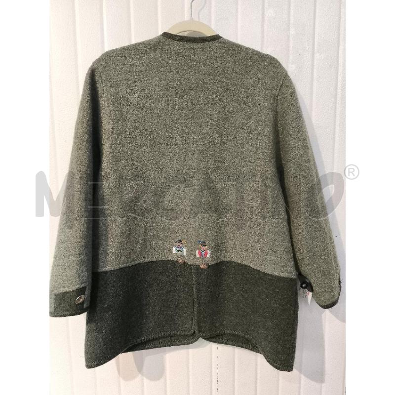 CAPPOTTO DONNA STAPF VERDE CON RICAMI TIROLESE | Mercatino dell'Usato Mestre 3