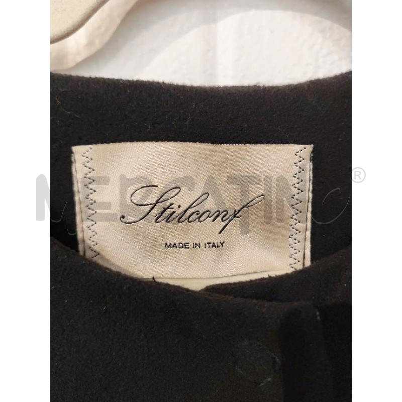 CAPPOTTO DONNA STICONF NERO FRANGE | Mercatino dell'Usato Mestre 2