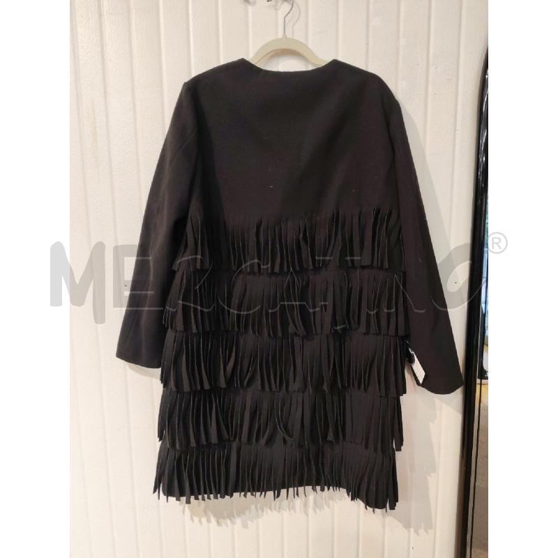 CAPPOTTO DONNA STICONF NERO FRANGE | Mercatino dell'Usato Mestre 3
