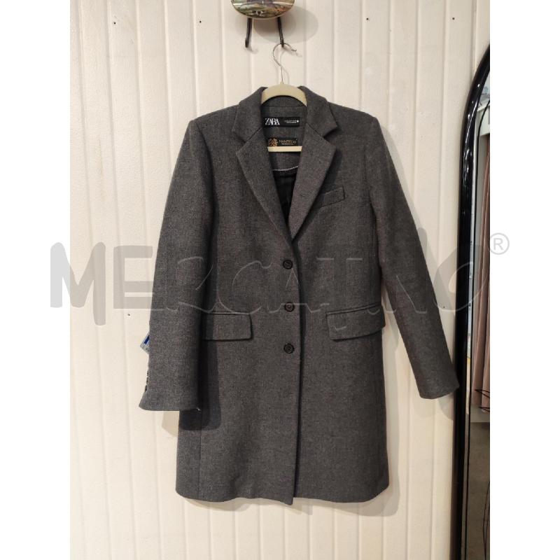 CAPPOTTO DONNA ZARA GRIGIO MANTECO | Mercatino dell'Usato Mestre 1