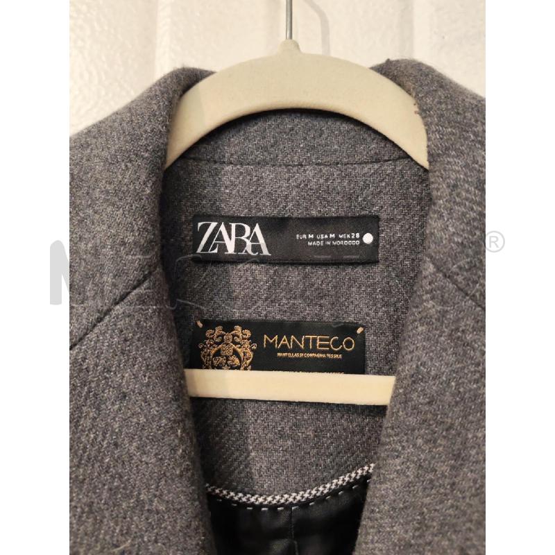 CAPPOTTO DONNA ZARA GRIGIO MANTECO | Mercatino dell'Usato Mestre 2