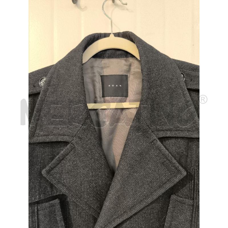 CAPPOTTO UOMO KOAN GRIGIO SPINATO DOPPIO PETTO | Mercatino dell'Usato Mestre 2