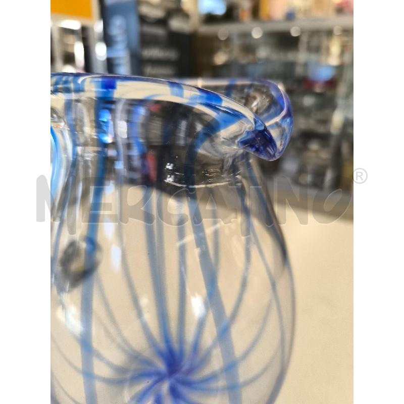 CARAFFA MURANO RIGHE BLU | Mercatino dell'Usato Mestre 2