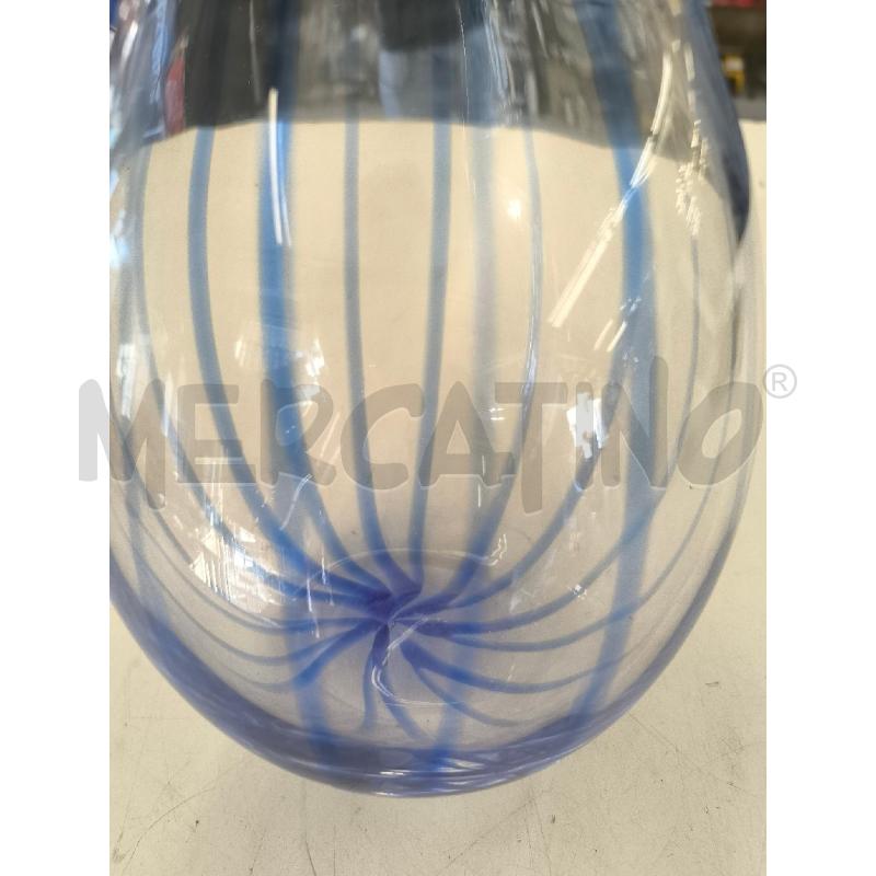 CARAFFA MURANO RIGHE BLU | Mercatino dell'Usato Mestre 5