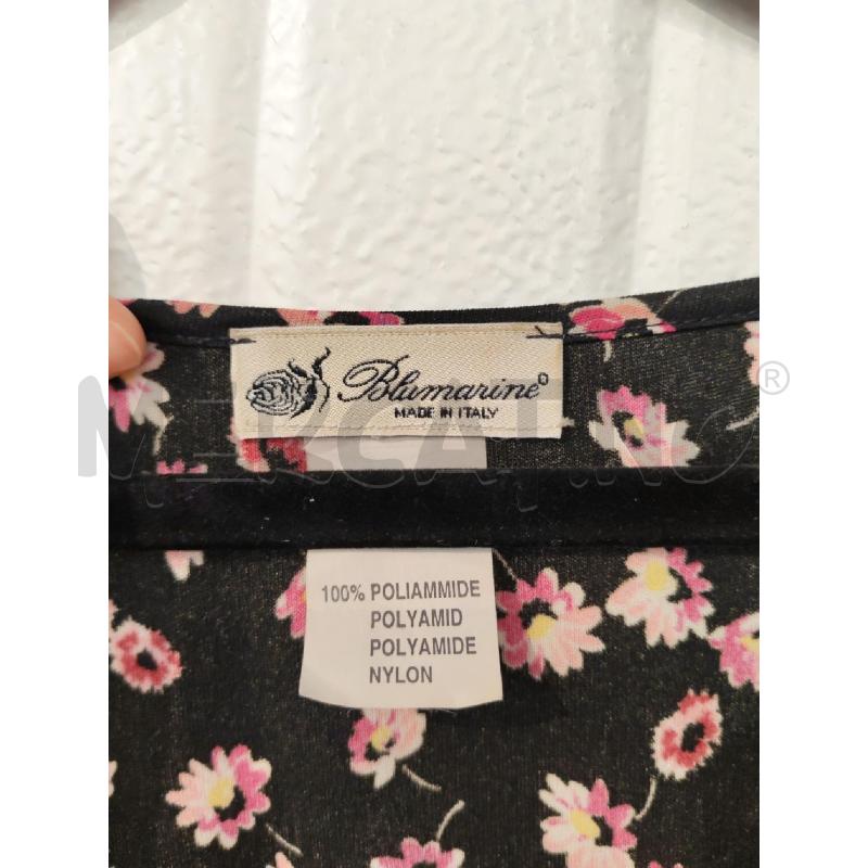 CARDIGAN DONNA BLUMARINE NERO FIORI FUCSIA | Mercatino dell'Usato Mestre 2
