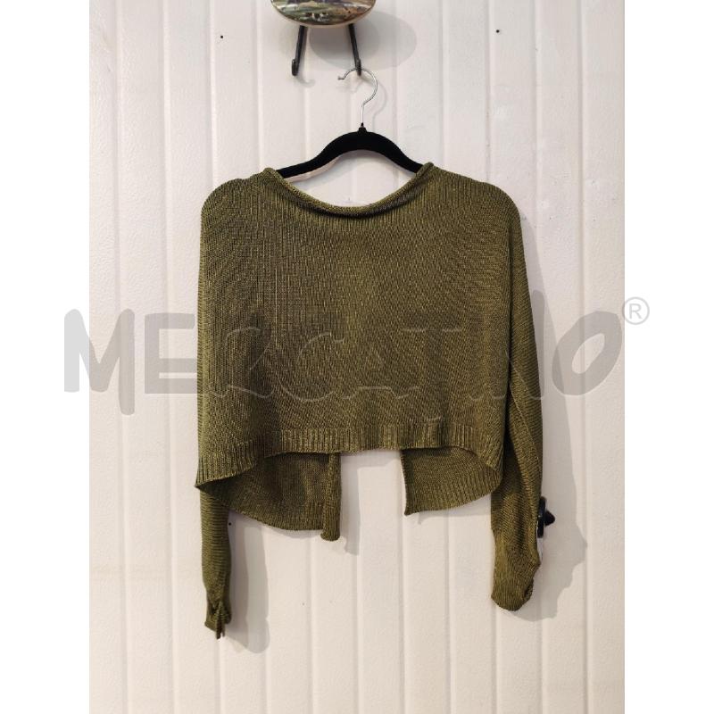 CARDIGAN DONNA MAX MARA PURA SETA VERDE | Mercatino dell'Usato Mestre 3