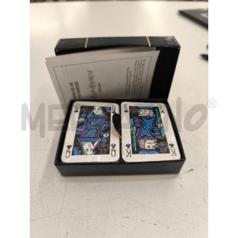 CARTE DA GIOCO YVES SAINT LAURENT MINI | Mercatino dell'Usato Mestre 1