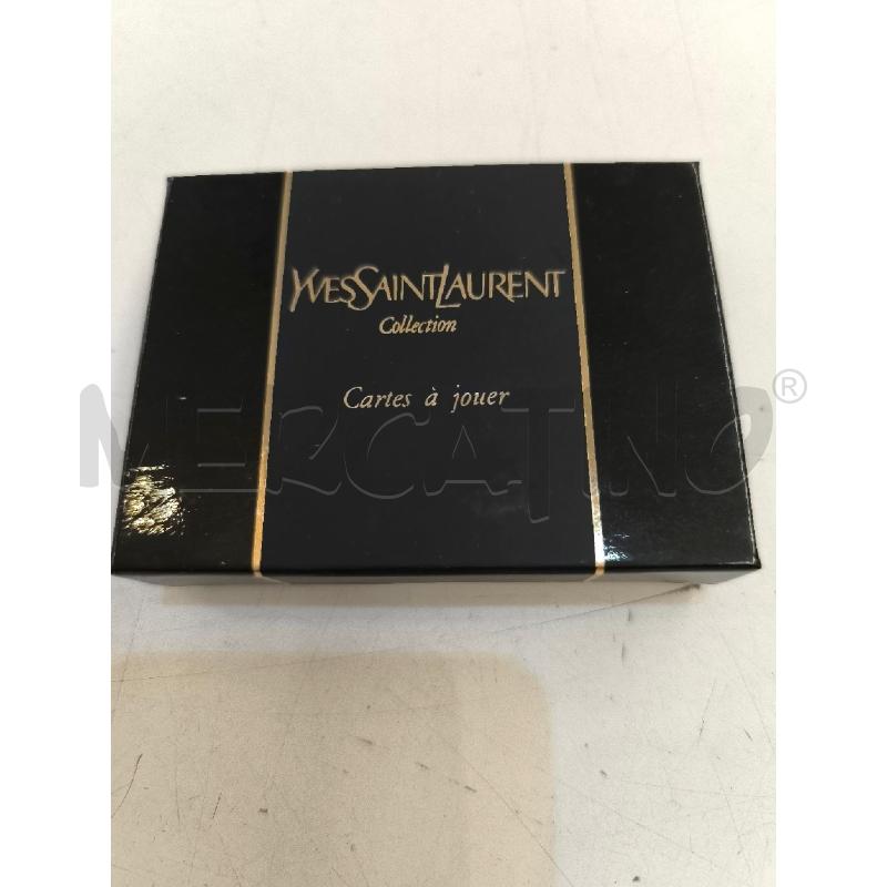 CARTE DA GIOCO YVES SAINT LAURENT MINI | Mercatino dell'Usato Mestre 2