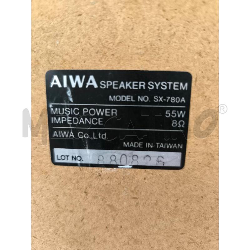 CASSE ACUSTICHE AIWA SX 780 | Mercatino dell'Usato Mestre 3