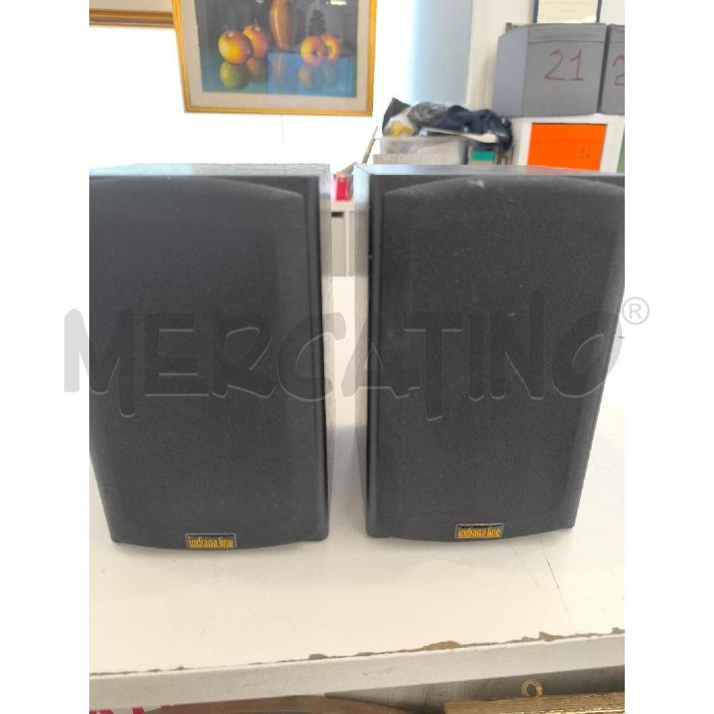 CASSE ACUSTICHE NERE INDIAN LINE | Mercatino dell'Usato Mestre 1