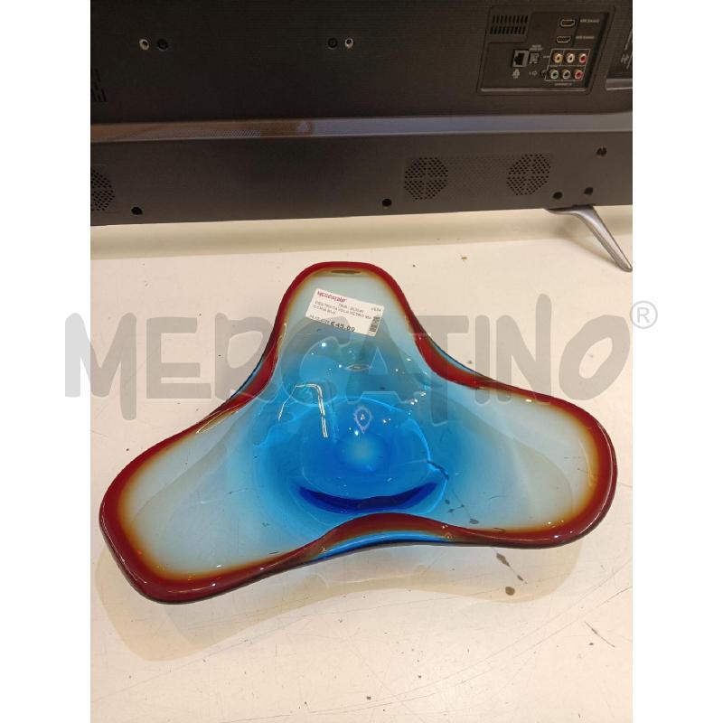 CENTROTAVOLA VETRO MACCHIA BLU | Mercatino dell'Usato Mestre 1