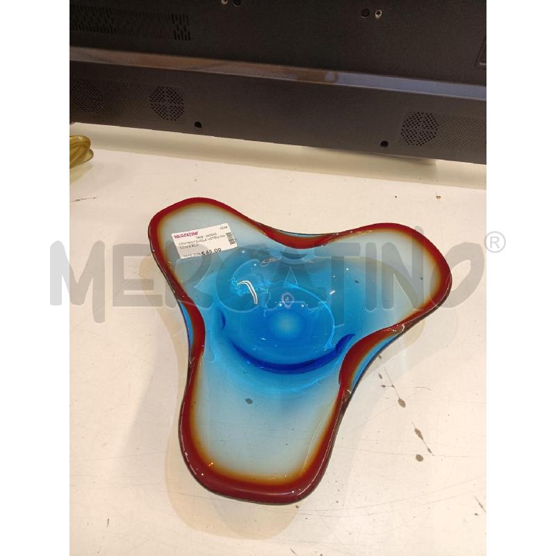 CENTROTAVOLA VETRO MACCHIA BLU | Mercatino dell'Usato Mestre 3