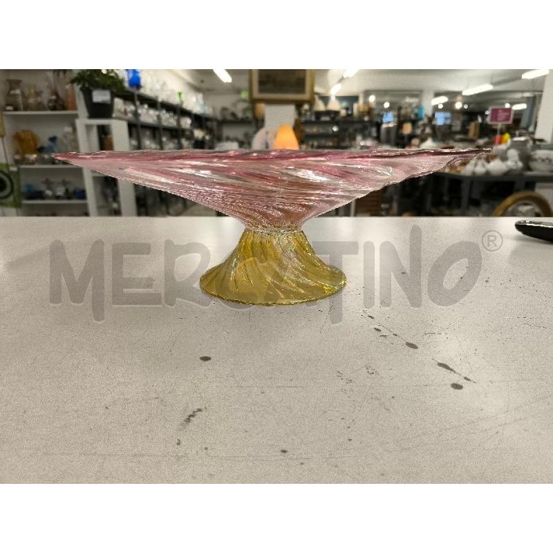 CENTROTAVOLA VETRO ROSA | Mercatino dell'Usato Mestre 2