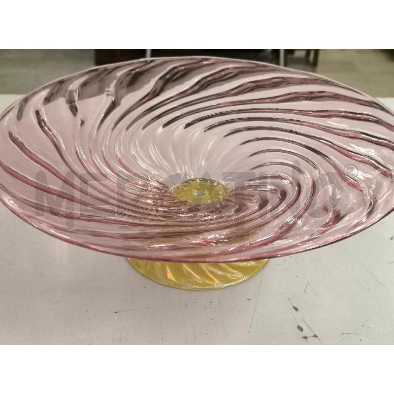 CENTROTAVOLA VETRO ROSA | Mercatino dell'Usato Mestre 5