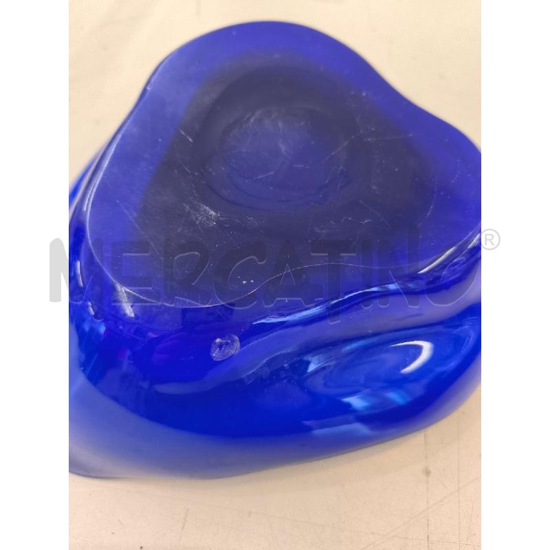 CENTROTAVOLA VETRO SFUMATURE BLU E ARANCIO  | Mercatino dell'Usato Mestre 3