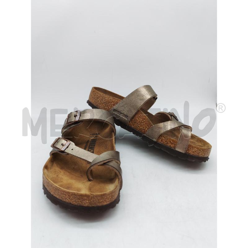 CIABATTE DONNA BIRKENSTOCK BRONZO  | Mercatino dell'Usato Mestre 2
