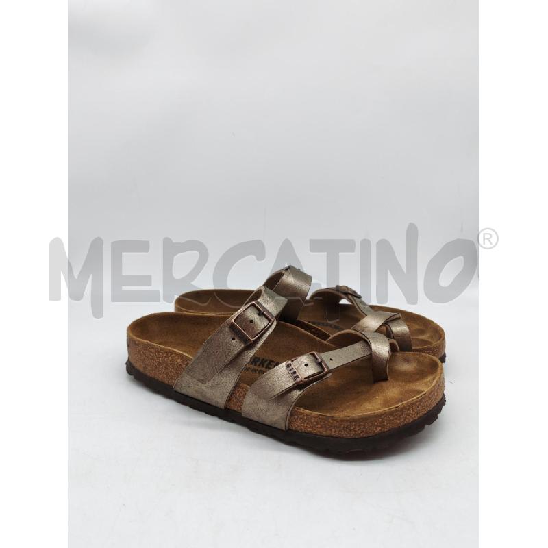 CIABATTE DONNA BIRKENSTOCK BRONZO  | Mercatino dell'Usato Mestre 3