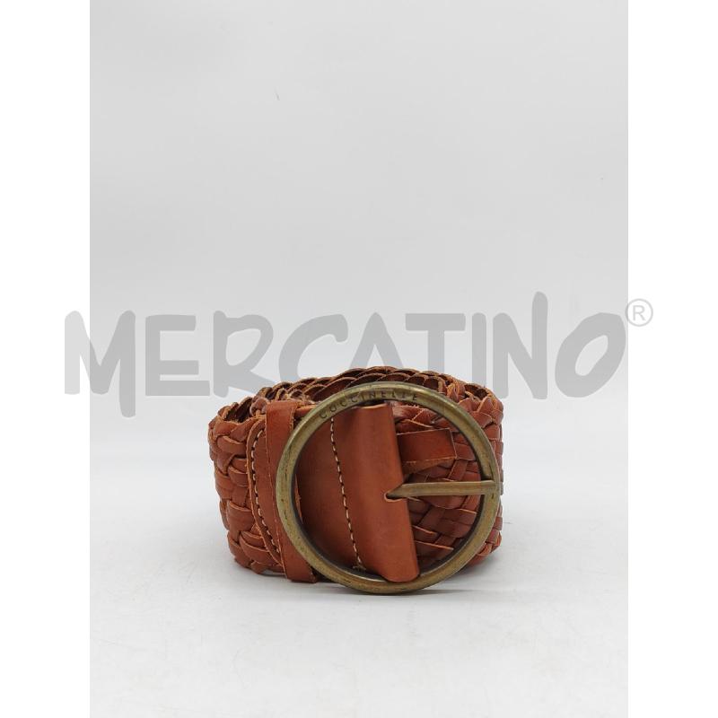CINTURA DONNA COCCINELLE INTRECCIATA PELLE MARRONE1 | Mercatino dell'Usato Mestre 1