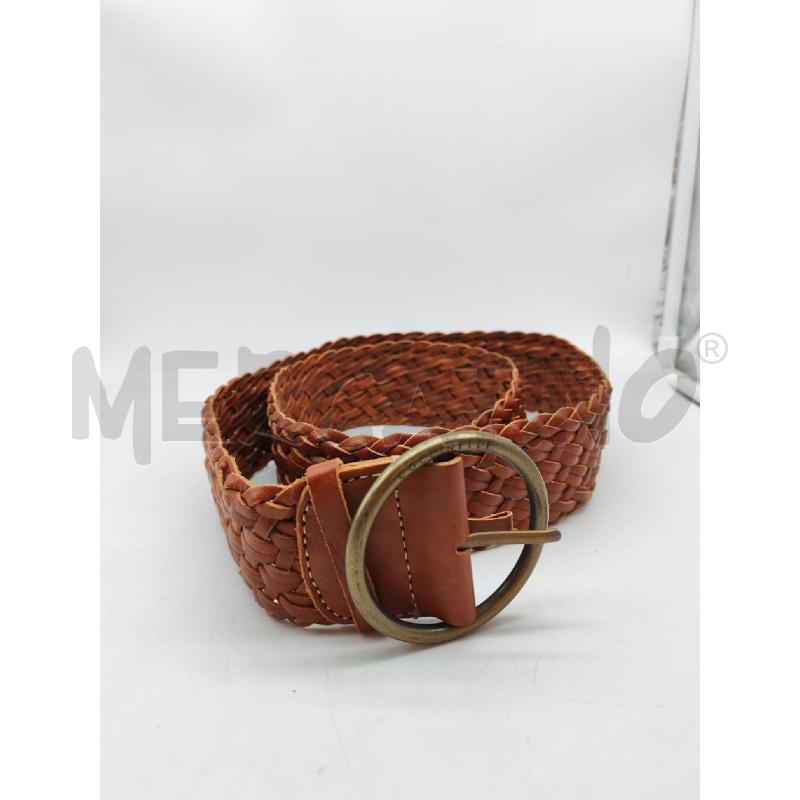 CINTURA DONNA COCCINELLE INTRECCIATA PELLE MARRONE1 | Mercatino dell'Usato Mestre 3