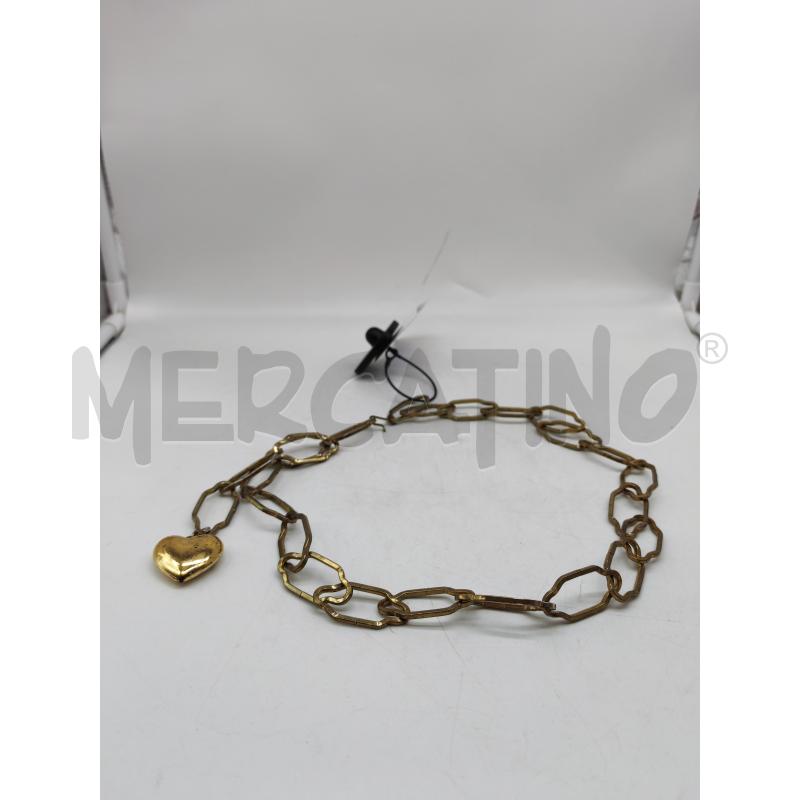 CINTURA DONNA DORATA CON CUORE  | Mercatino dell'Usato Mestre 1