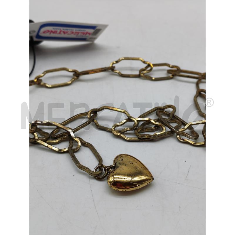 CINTURA DONNA DORATA CON CUORE  | Mercatino dell'Usato Mestre 2