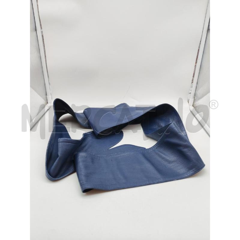 CINTURA DONNA IN PELLE BLU  | Mercatino dell'Usato Mestre 3