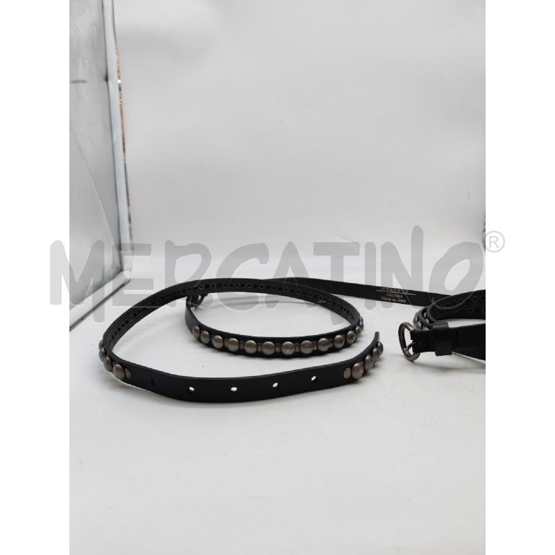 CINTURA DONNA MAX MARA WEEKEND NERA DOPPIO GIRO BORCHIE | Mercatino dell'Usato Mestre 4