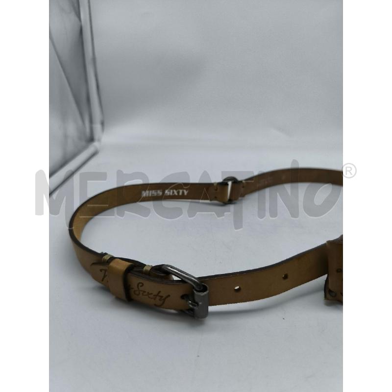 CINTURA DONNA MISS SIXTY GENUINE LEATHER FIOCCO BORCHIETTE | Mercatino dell'Usato Mestre 3