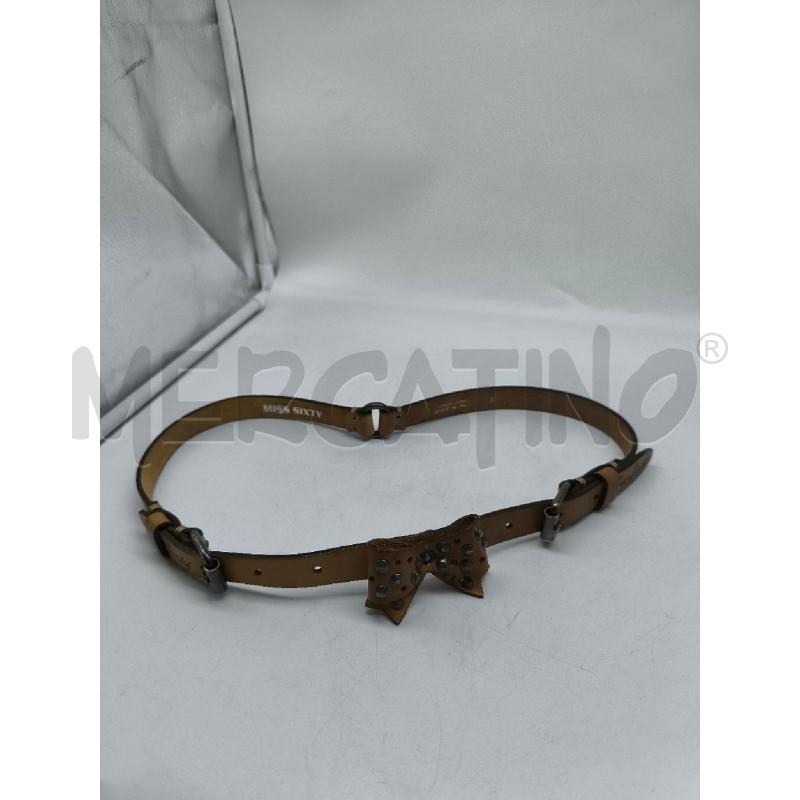 CINTURA DONNA MISS SIXTY GENUINE LEATHER FIOCCO BORCHIETTE | Mercatino dell'Usato Mestre 4