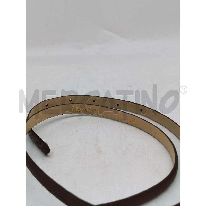 CINTURINA DONNA MAX MARA MARRONE STAMPA PITONE  | Mercatino dell'Usato Mestre 2