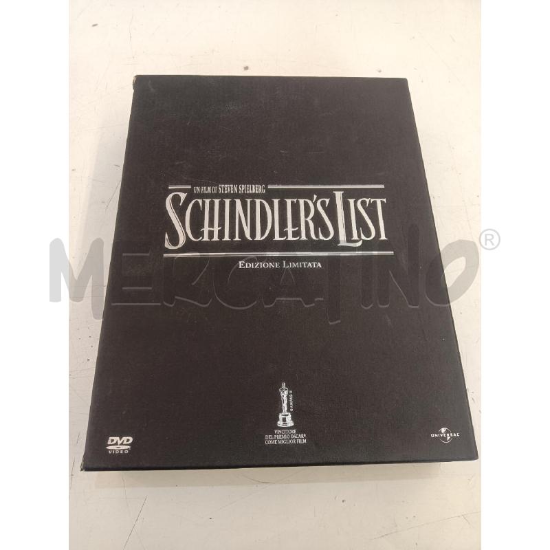 COFANETTO SCHINDERLER'S LIST EDIZIONE LIMITATA | Mercatino dell'Usato Mestre 1