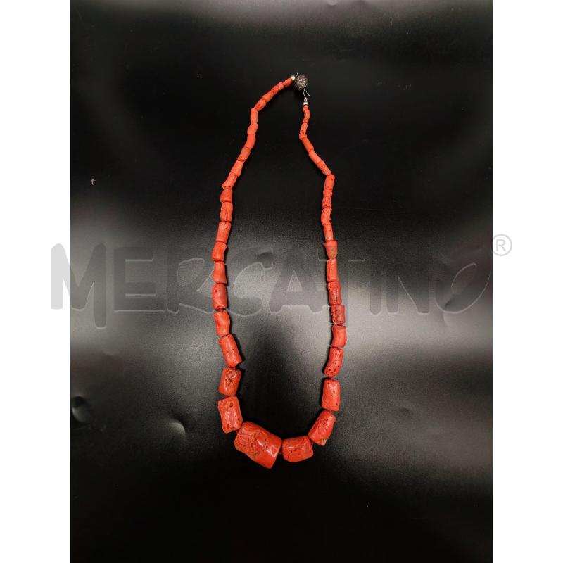 COLLANA CORALLO GRAZZO | Mercatino dell'Usato Mestre 1